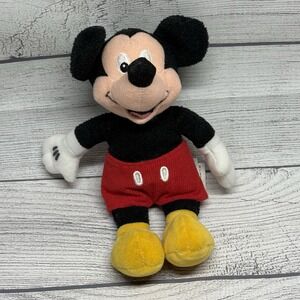 Disney Mickey Mouse Mini Bean Bag Plush 8"